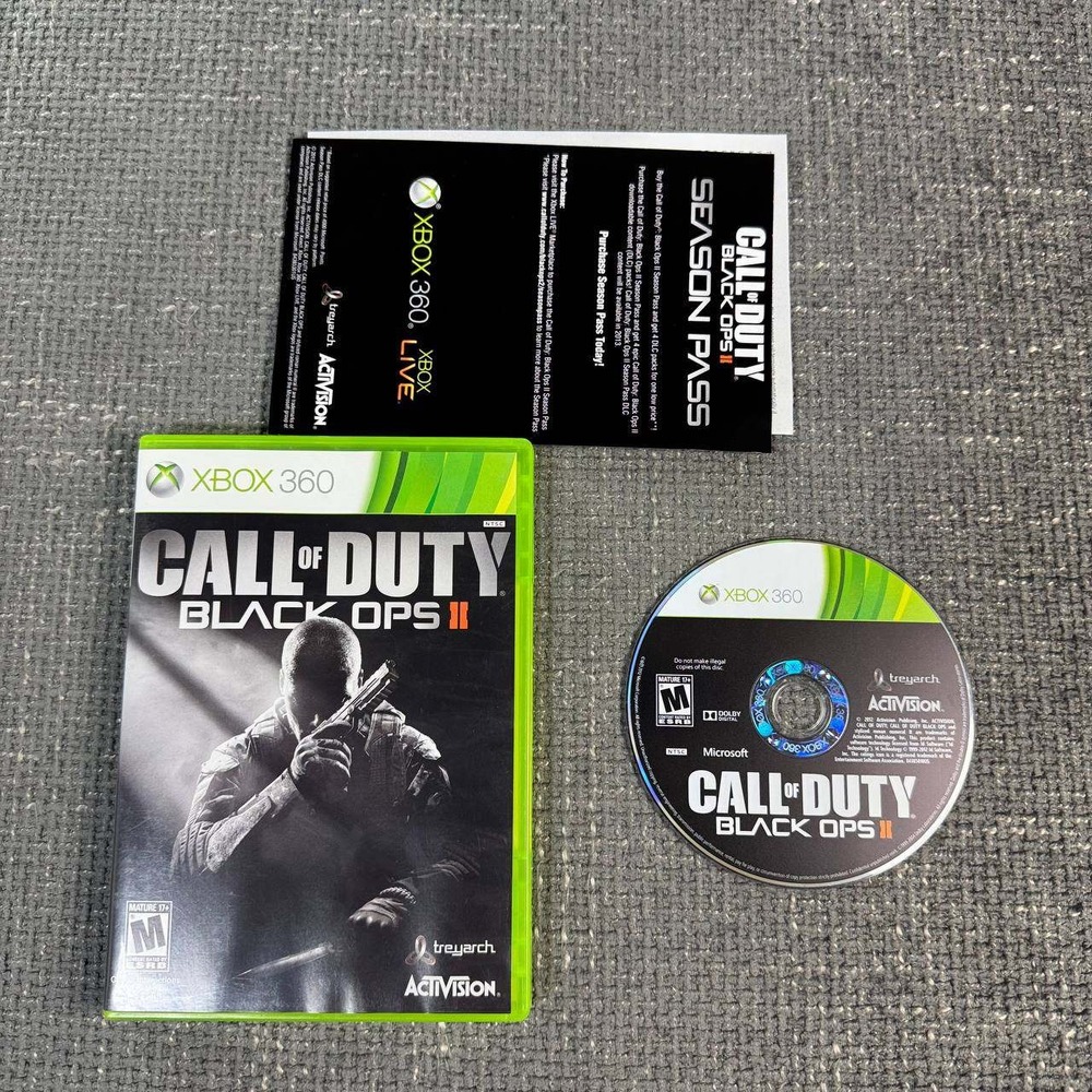 Activision Call of Duty Black Ops II Xbox 360 NTSC Shooter Game CIB Excellent
